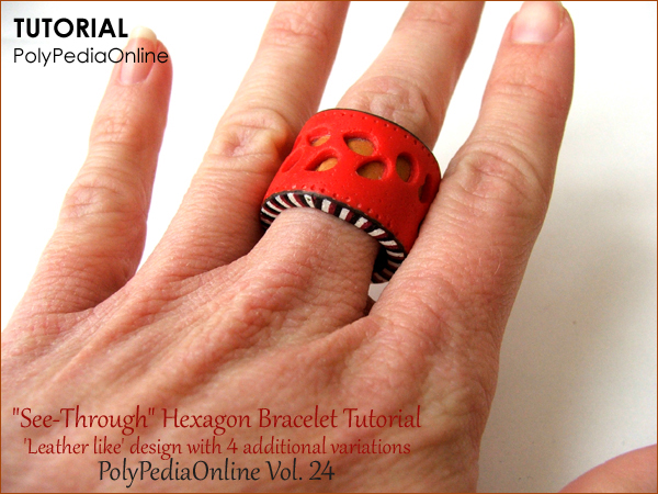 polypediaonline ring bracelet see through tutorial polymer clay 