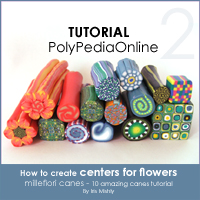polymer clay tutorial polypediaonline millefiori  center canes