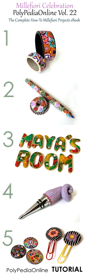 polymer clay tutorials millefiori polypediaonline