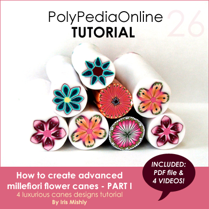 polypediaonline polymer clay tutorials millefiori flower