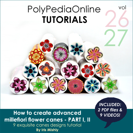 polypediaonline polymer clay tutorials millefiori flower