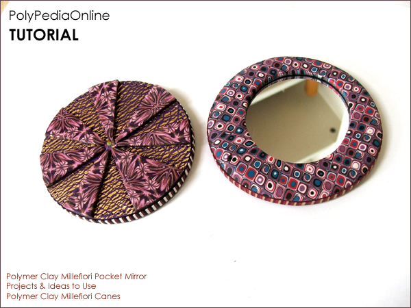 polypediaonline tutorial polymer clay mirror